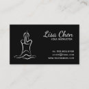Recherche de pose yoga yoga cartes visite Minimaliste