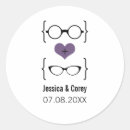 Search for glasses wedding stickers Heart