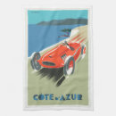 Search for vintage car tea towels France