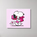Search for valentines canvas prints Charles schulz