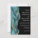 Search for teal black gold wedding invitations Simple