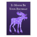 Search for moose birthday cards Floral