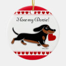 Search for dachshund cartoon ornaments Cute