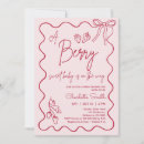 Search for pink and red baby shower invitations Mother to be