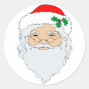 Search for old fashioned santa claus stickers Merry christmas