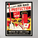 Search for air raid posters Vintage