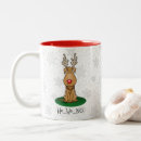 Search for funny nose mugs Rudolph