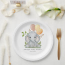 Search for gender neutral baby elephant plates Jungle