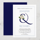 Search for navy blue and dusty rose wedding invitations Elegant