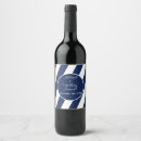 Search for nautical wine labels Navy blue and white