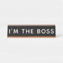 Search for funny boss name plates President