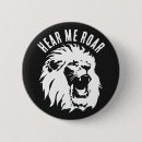 Search for lion face buttons Wild animal