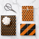 Recherche de pois orange papier cadeau Pointillé