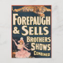 Recherche de cirque antique cartes postales Chromolithographie