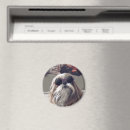 Search for long haired dog magnets Cute