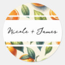Search for citrus wedding stickers Bridal shower