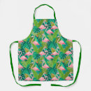 Search for flamingo aprons Pink flamingos