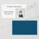 Search for virtual assistant business cards Secretary