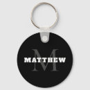 Search for bold name keychains Minimal