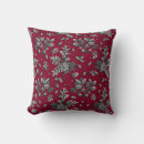 Search for grey and burgundy pillows Rustic