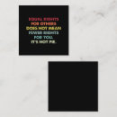 Search for rights business cards Equality
