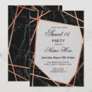 Search for sweet 18 invitations Rose gold
