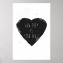 Recherche de amour profond posters Coeur