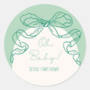 Search for green bow stickers Retro