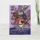 Recherche de rabbit vœux cartes Blanc
