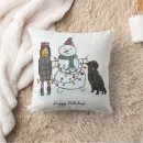 Search for snowman pillows Dog