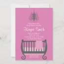Search for chandelier baby shower invitations Pink