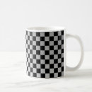 Search for checked mugs Black