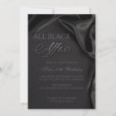 Search for black affair invitations Minimalist
