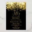Recherche de gold 50th anniversaire invitations Fête du 50e anniversaire