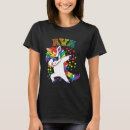 Search for unicorn womens tshirts Dabbing