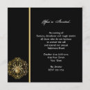 Search for black masquerade party invitations Gothic