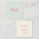 Search for preppy business cards Feminine
