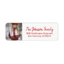 Search for add photo return address labels Xmas