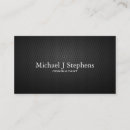 Recherche de carbone noir cartes visite Simple