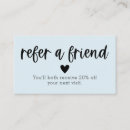 Search for salon referral cards Massage therapist