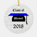 Search for graduation cap ornaments Blue