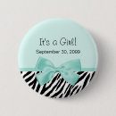 Recherche de faire part de naissance badges Baby shower