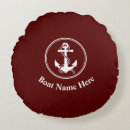 Search for deep red pillows Nautical