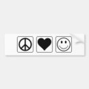 Search for peace symbol bumper stickers Retro