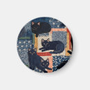 Recherche de style japonais magnets Chat