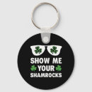 Search for irish shamrock keychains Patricks