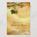 Search for thanksgiving wedding invitations Leaf