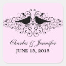 Search for love bird wedding stickers Trendy