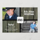Search for wood graduation invitations Western