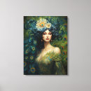 Search for peacock feather canvas prints Green